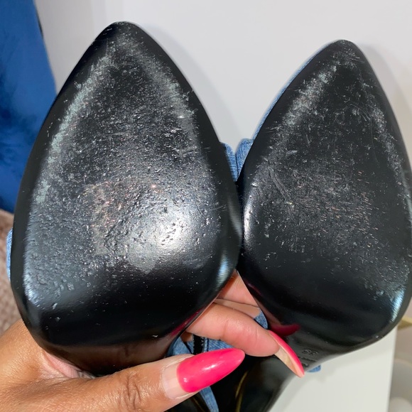 Tom Ford Lock Sandal, size 9 Denim - Picture 2 of 4